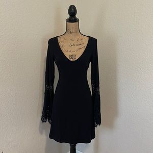 EXPRESS brand black cotton dress
